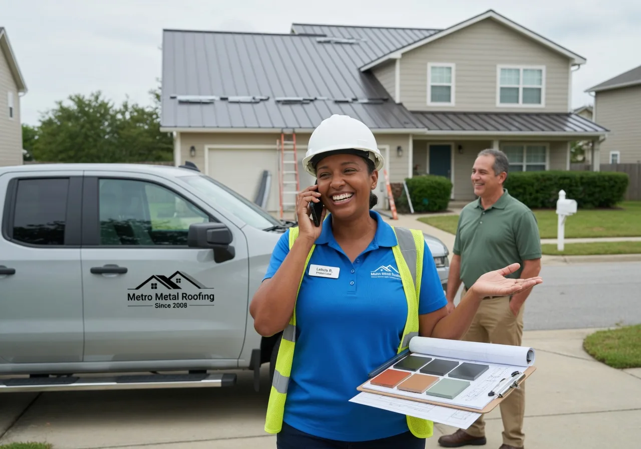 Storm Damage Metal Roof Repair in Mooringsport, LA